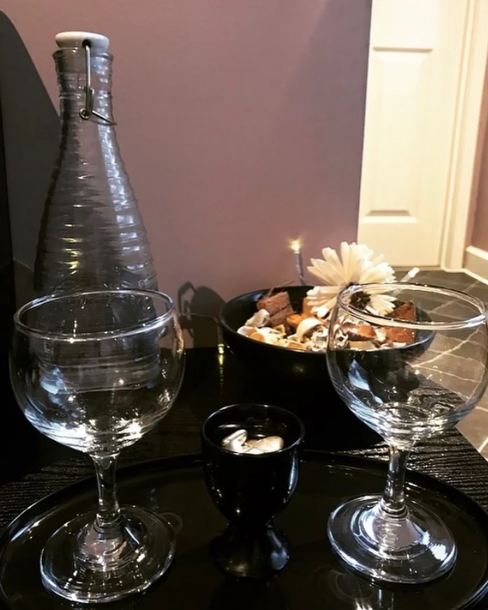 Spa refreshments and snacks