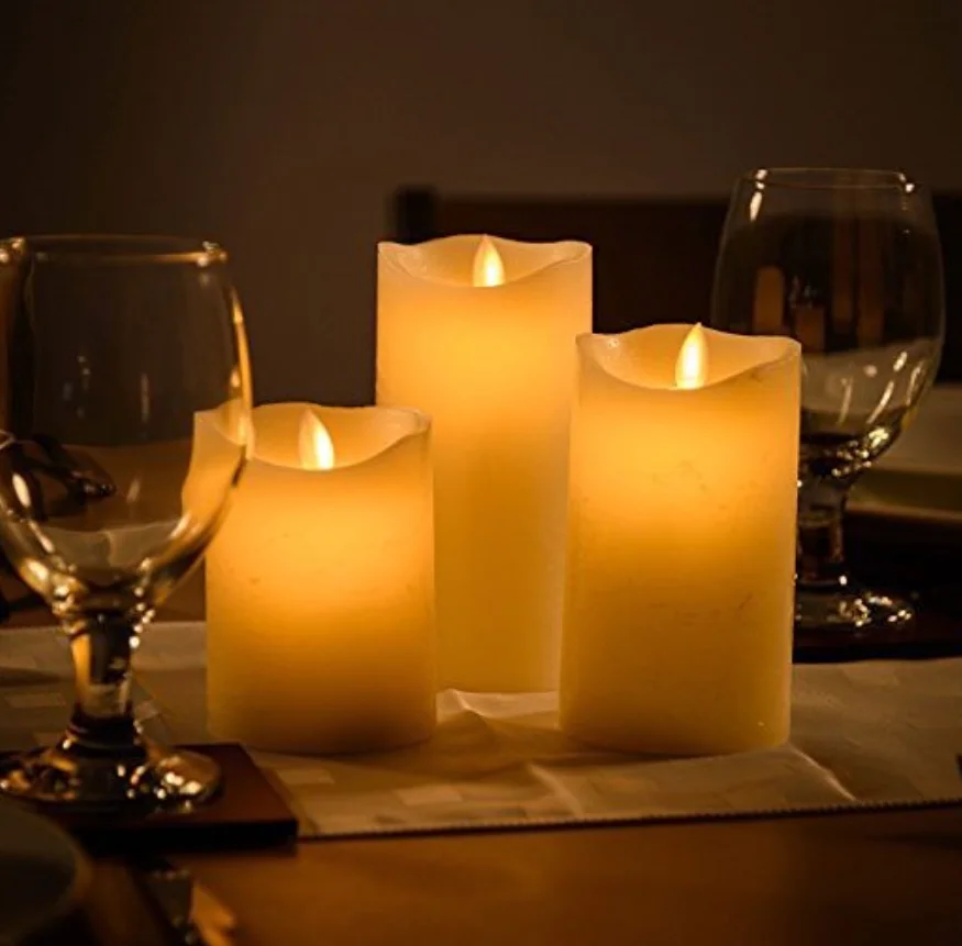 Spa candles romantic ambiance