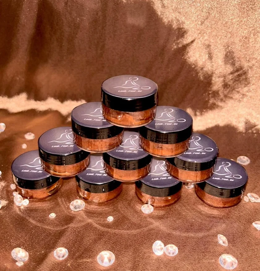 Sa'ha branded body scrub products