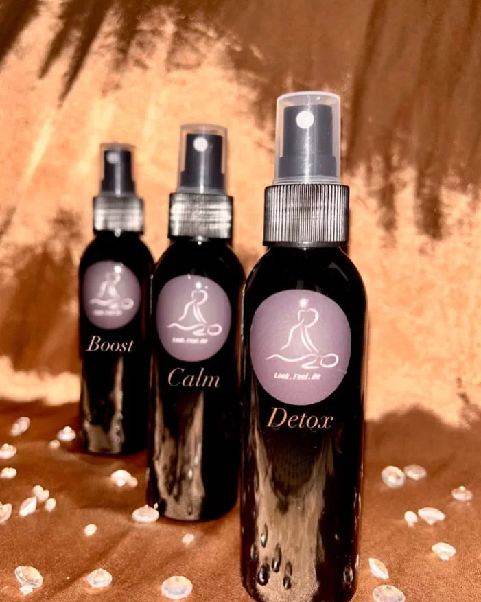 Sa'ha exclusive massage oils - Boost, Calm, Detox